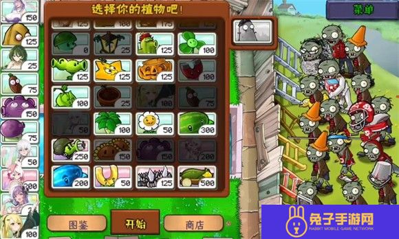 植物娘大战僵尸手机版