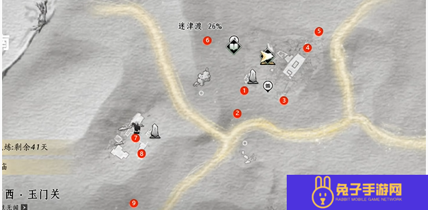 燕云十六声玉门关迷津渡蹊跷位置大全